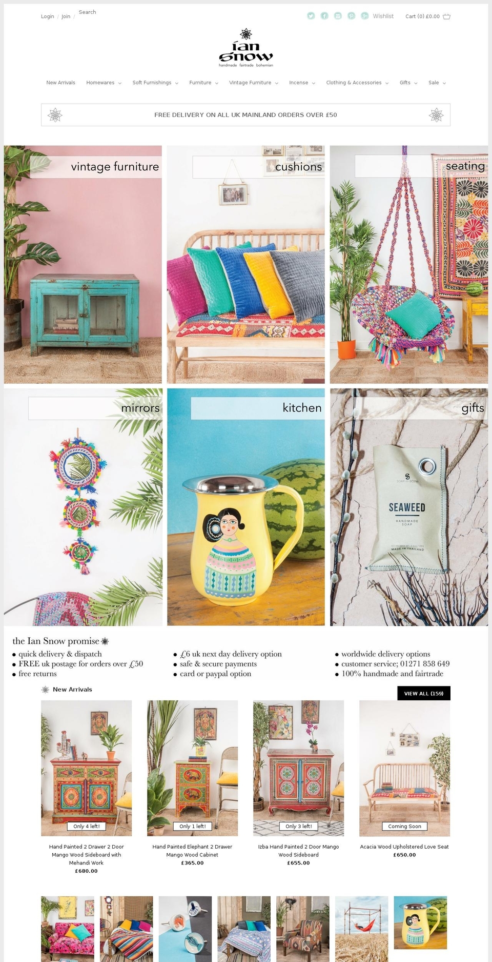 iansnow.com shopify website screenshot
