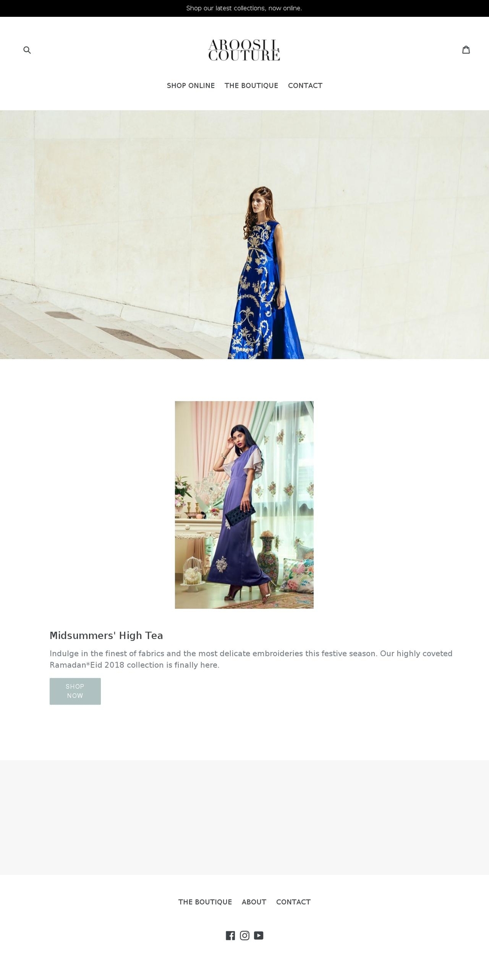 iaroosi.com — Shopify storefront screenshot