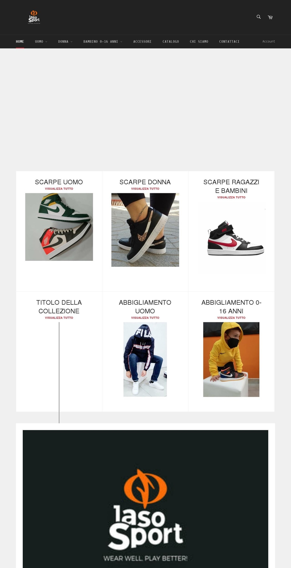 iasosport.com shopify website screenshot