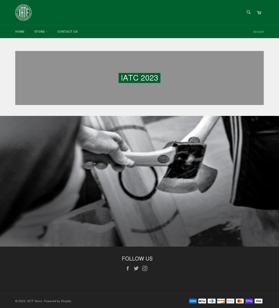 iatf.myshopify.com shopify website screenshot