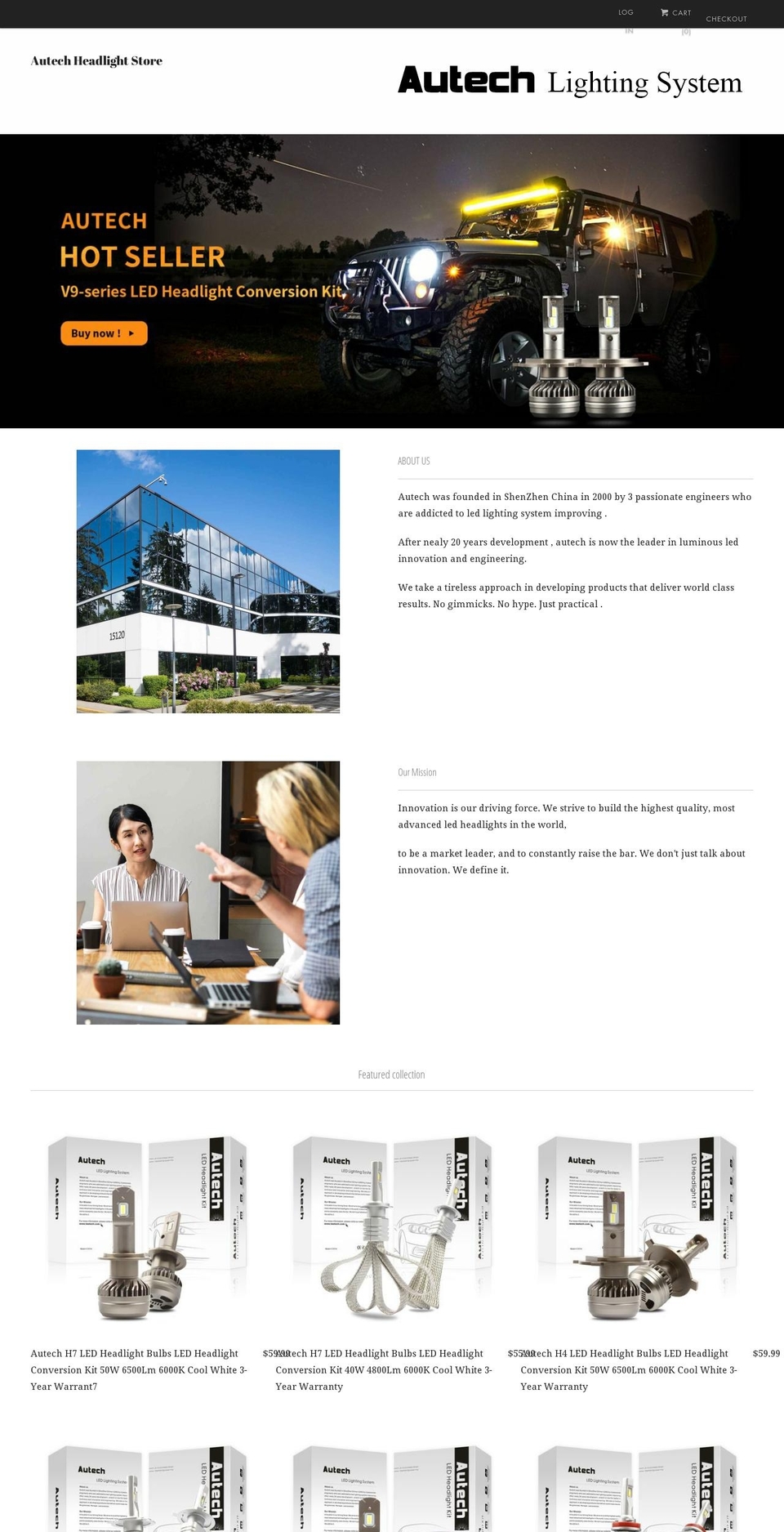 iautech.com — Shopify storefront screenshot