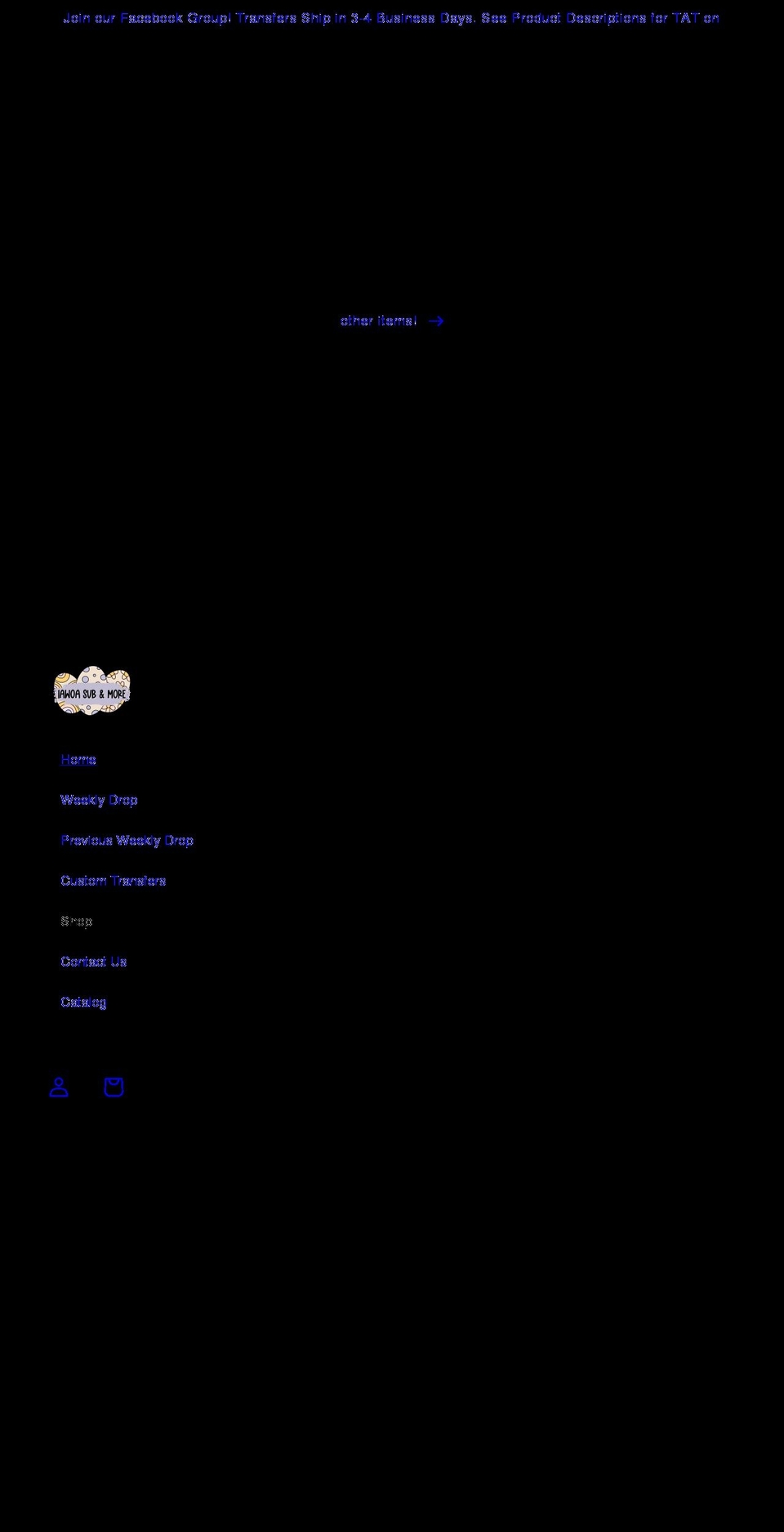 iawoa.com shopify website screenshot