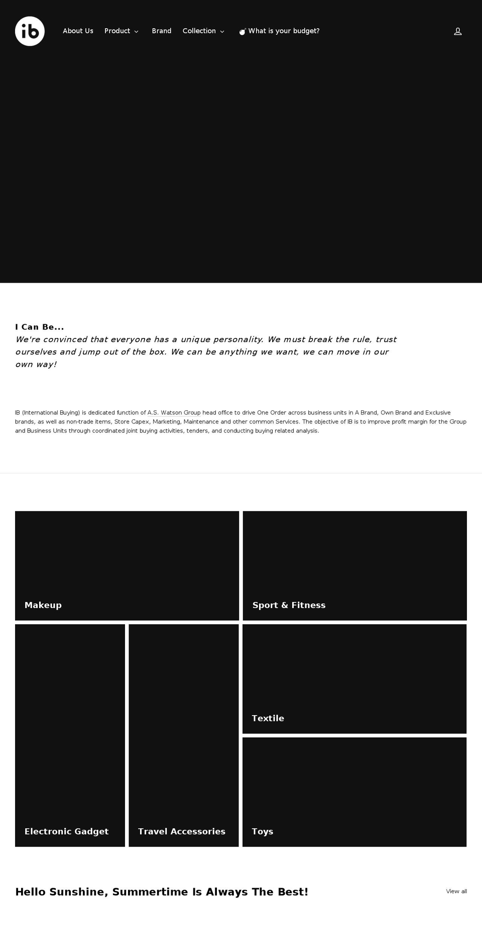 ib-life.com shopify website screenshot