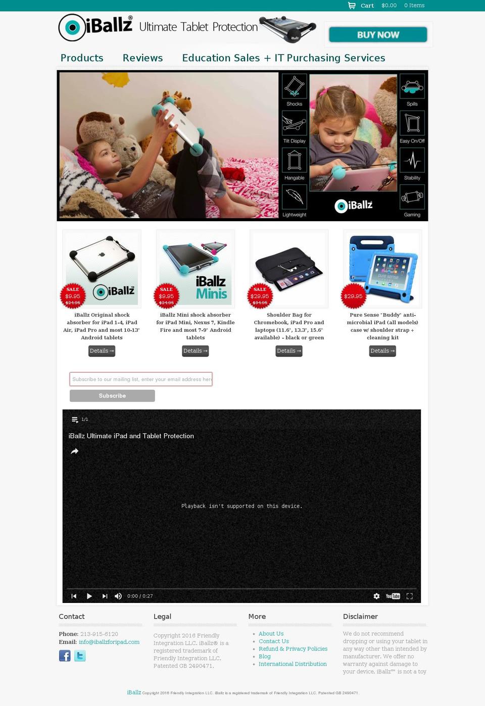 iballz.cn shopify website screenshot