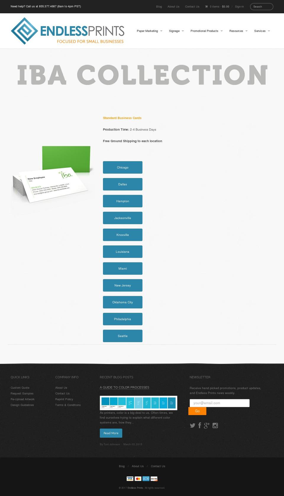 ibaproducts.com shopify website screenshot