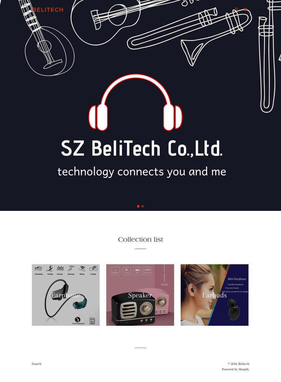 ibelievetech.com — Shopify storefront screenshot