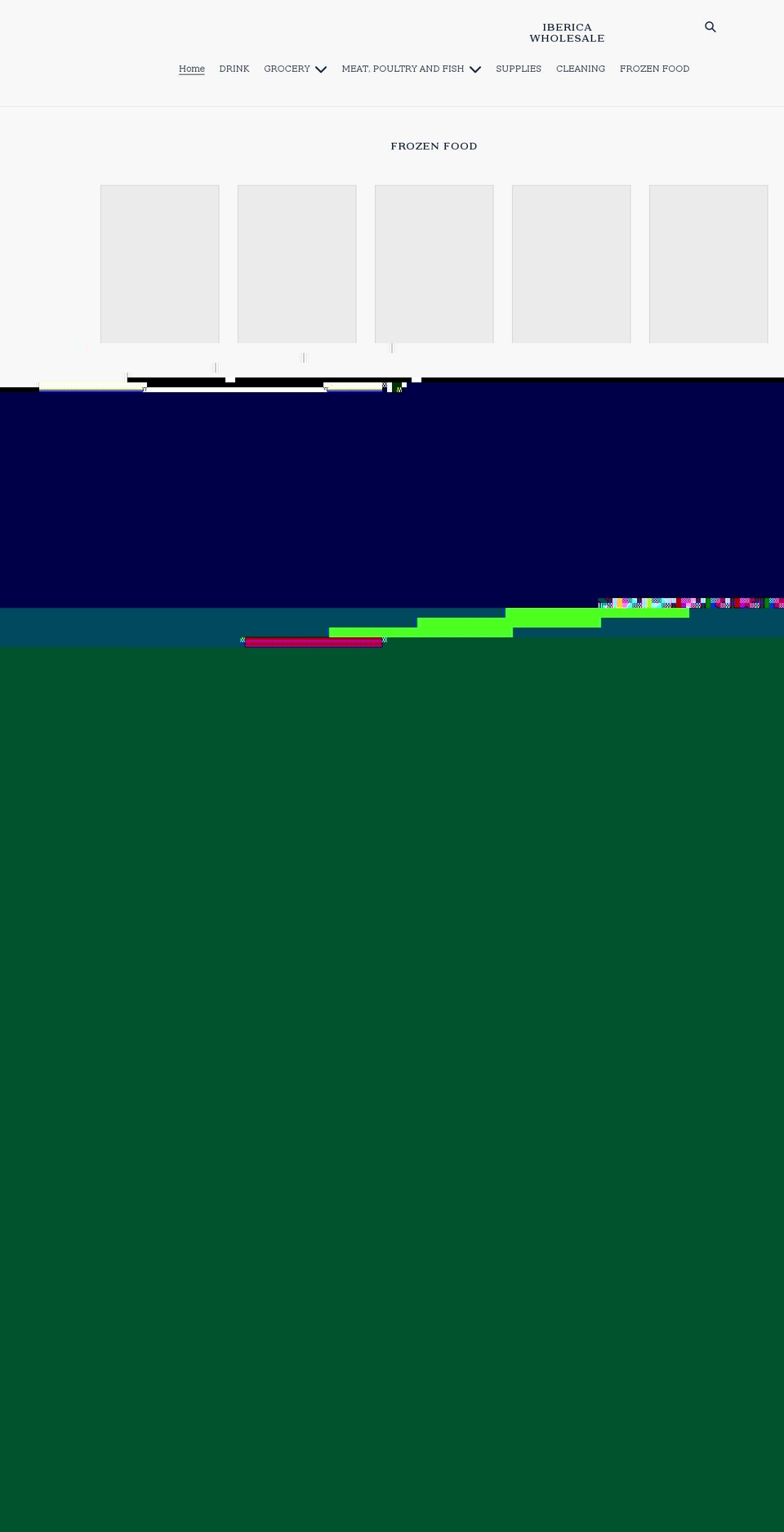 ibericaexports.co.uk shopify website screenshot