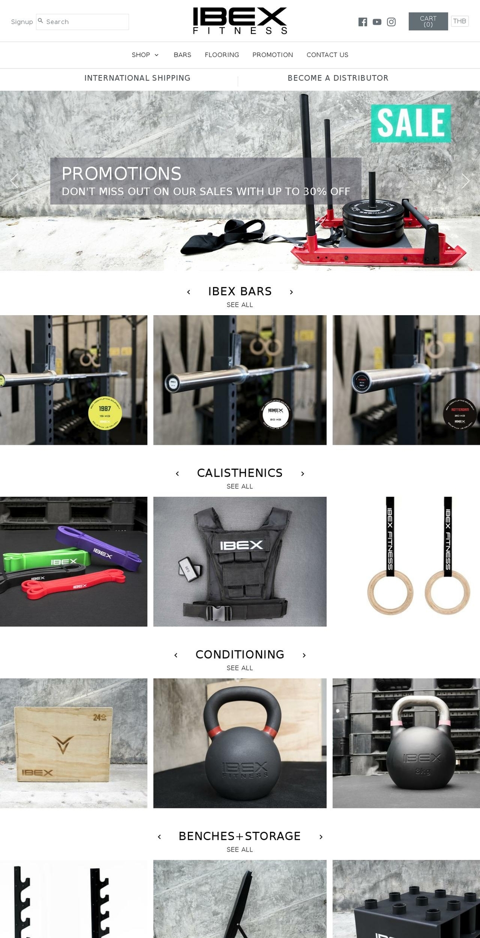 ibexfit.com shopify website screenshot