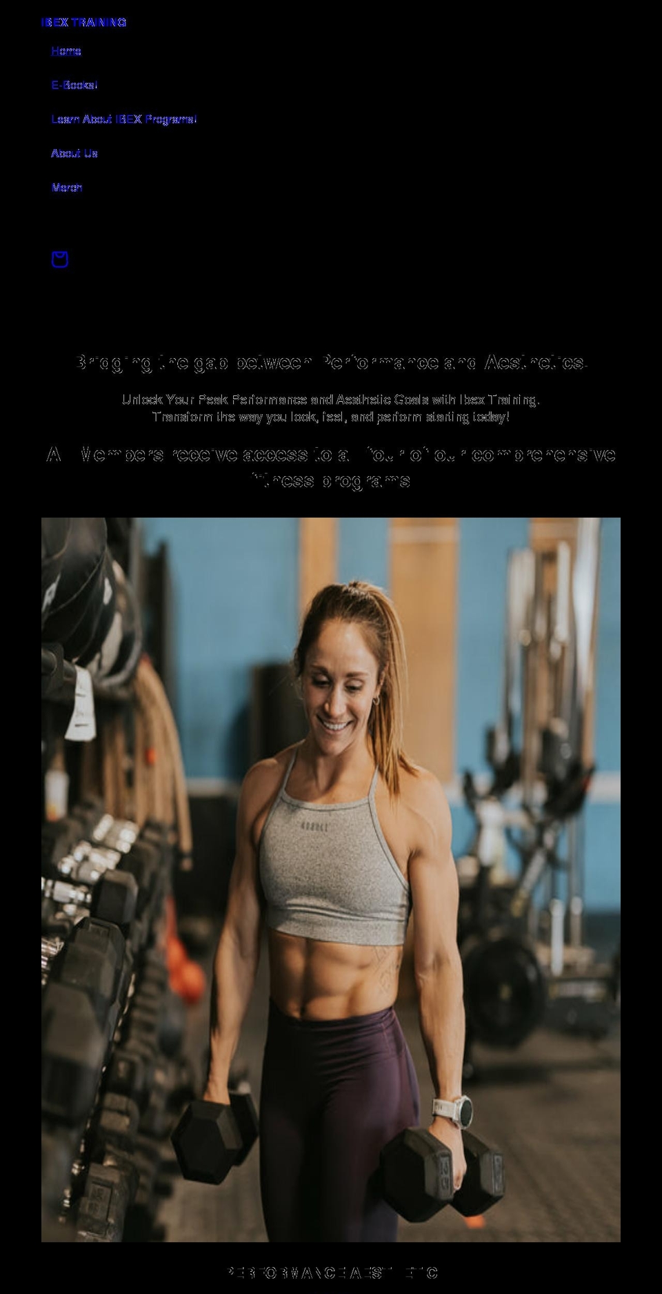ibextrained.com shopify website screenshot