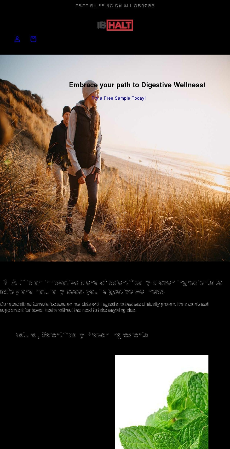 ibhalt.com shopify website screenshot