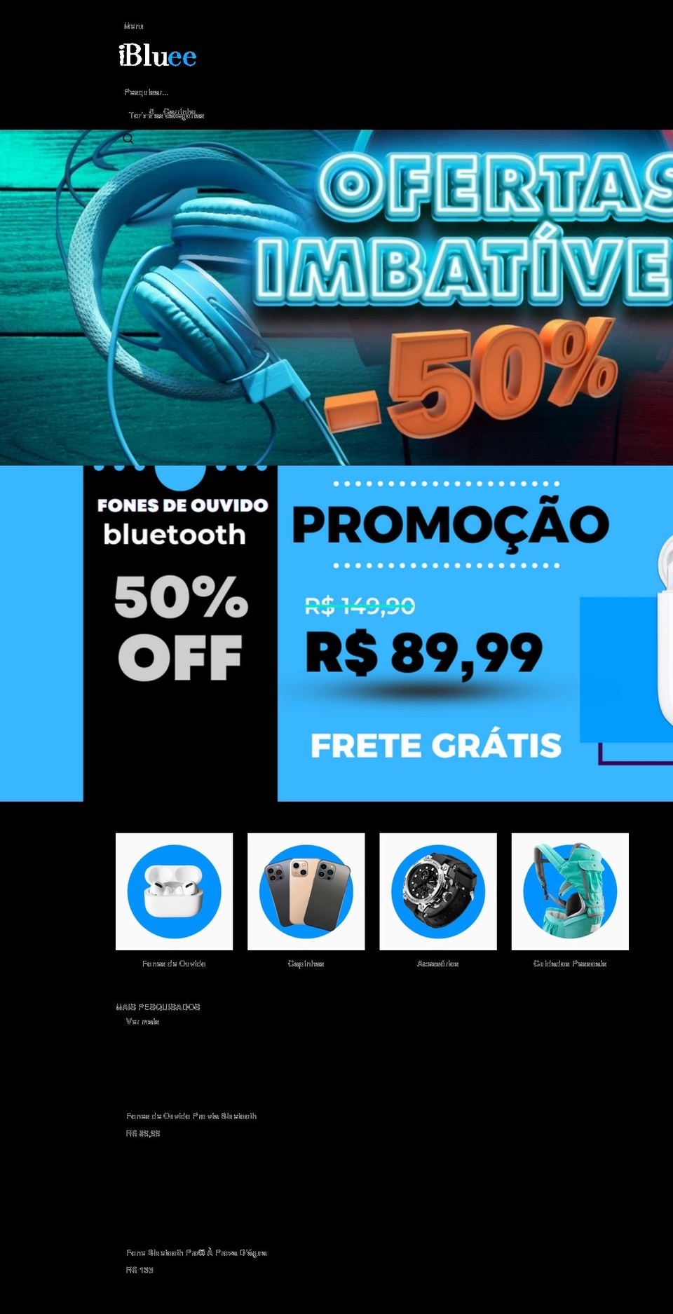 Cópia de PARA PIXEL DO FACEBOOK Shopify theme site example ibluee.com