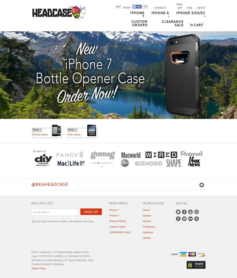 ibottleopener.com shopify website screenshot