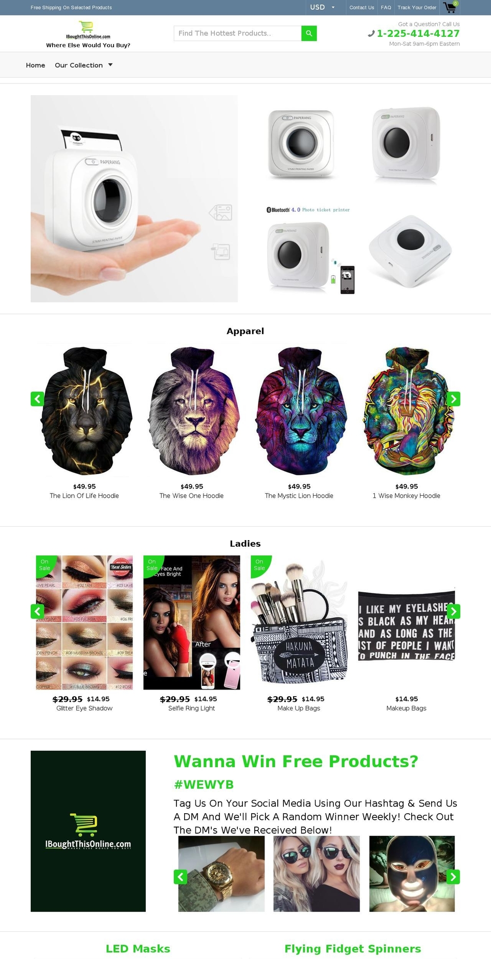 iboughtthisonline.com — Shopify storefront screenshot