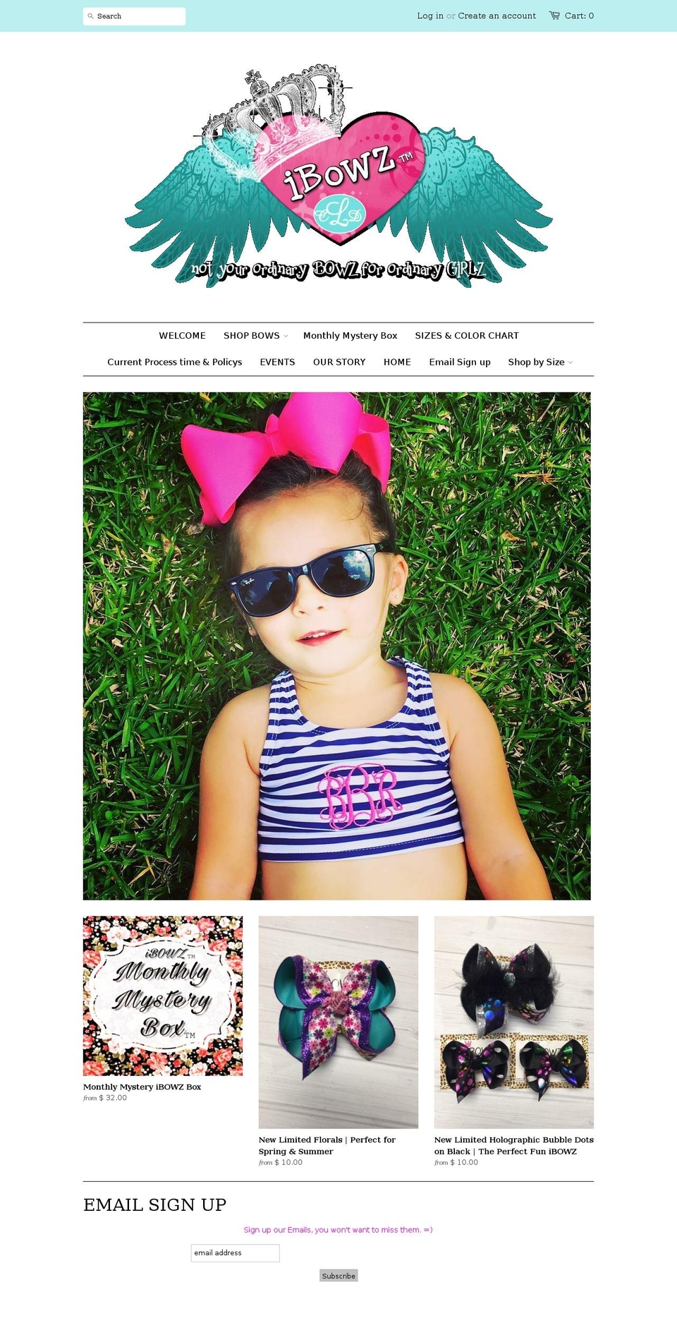 ibowz.com shopify website screenshot