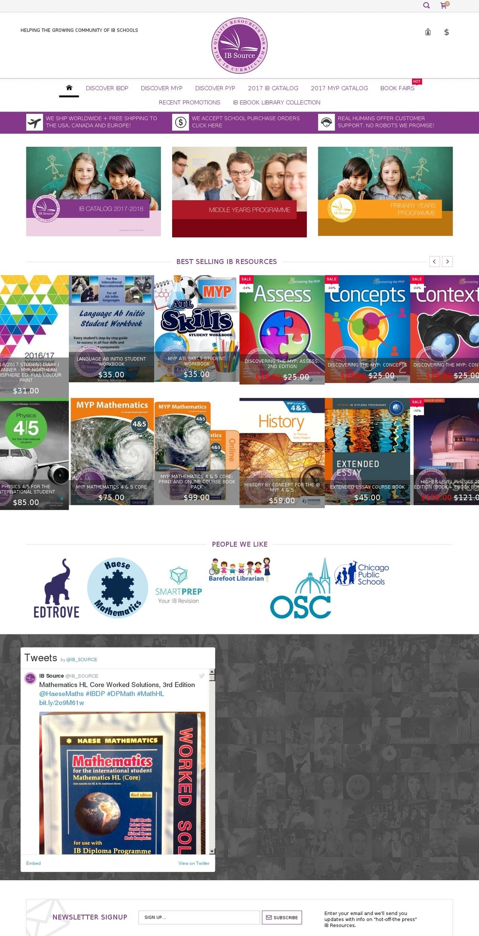 ibphilanthropyproject.com shopify website screenshot