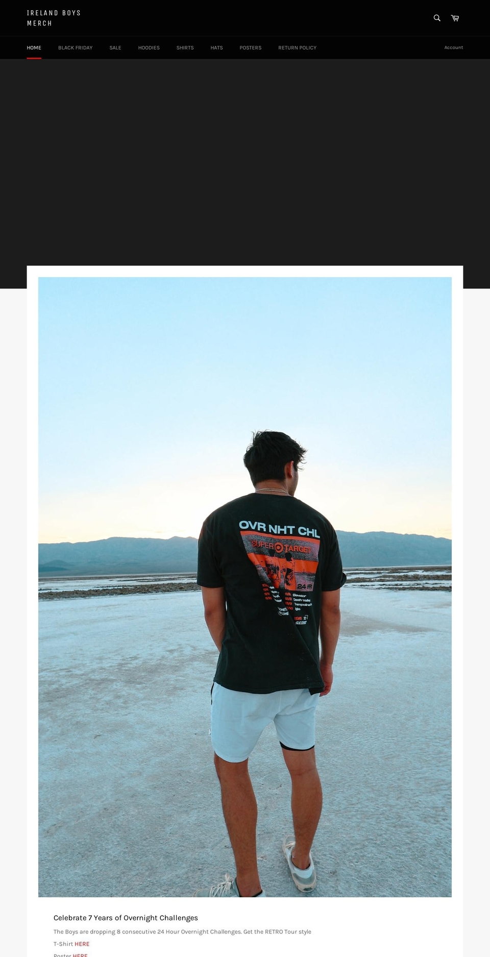 ibpmerch.com shopify website screenshot