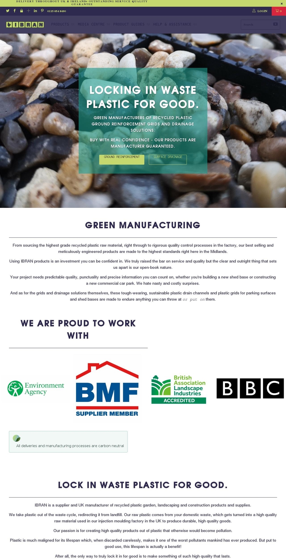 ibran.co.uk shopify website screenshot