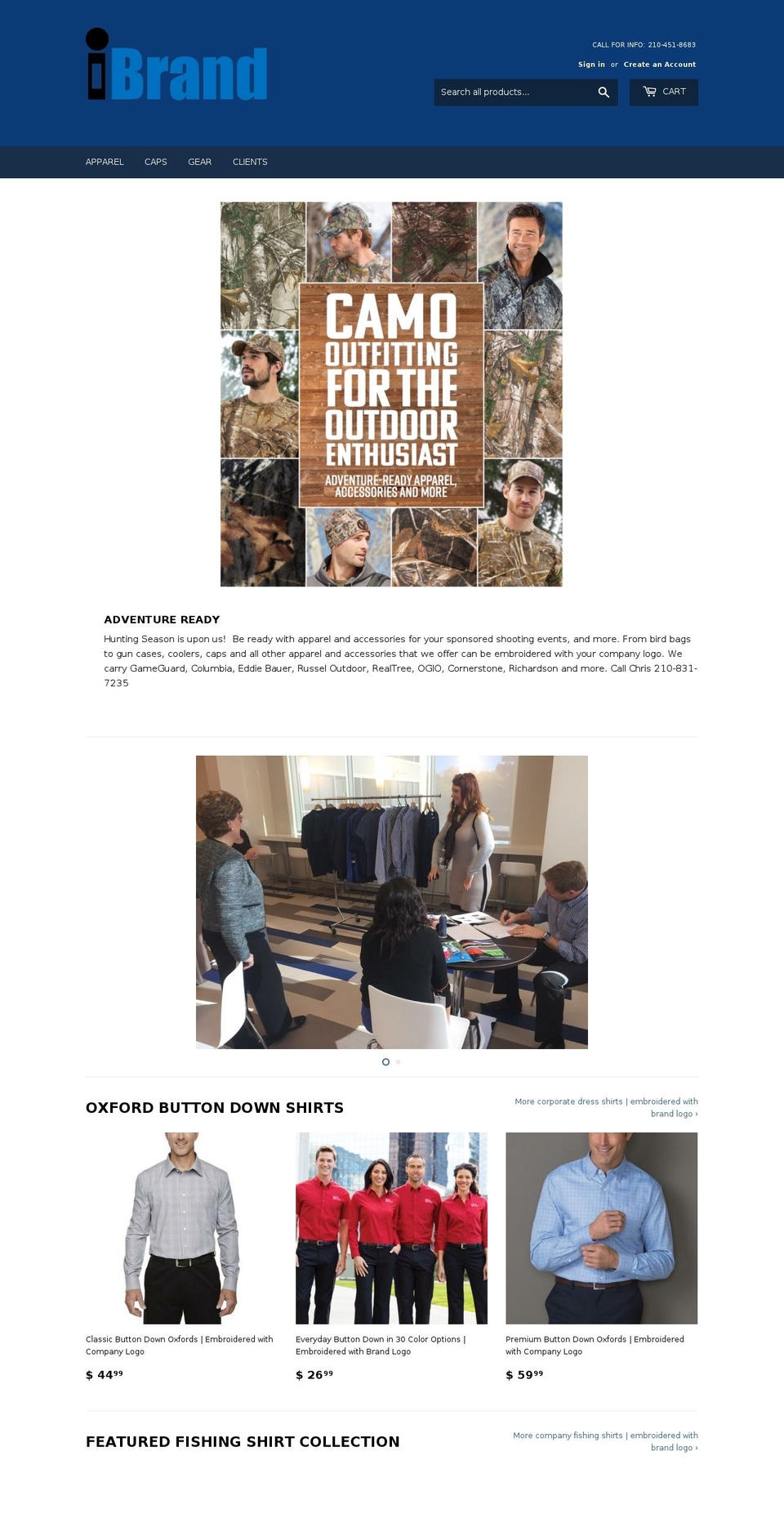 ibrandtx.com — Shopify storefront screenshot