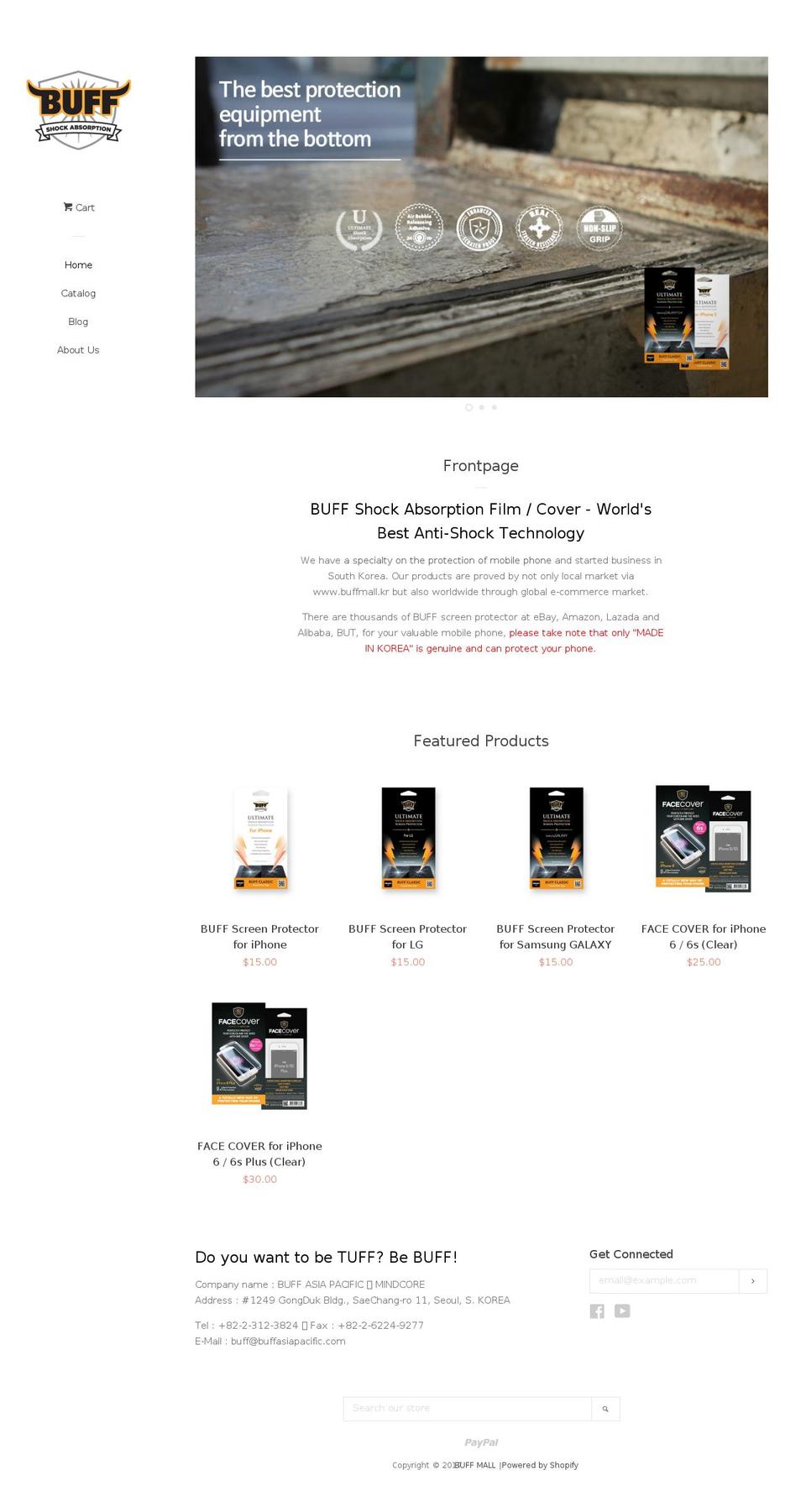ibuffmall.com shopify website screenshot