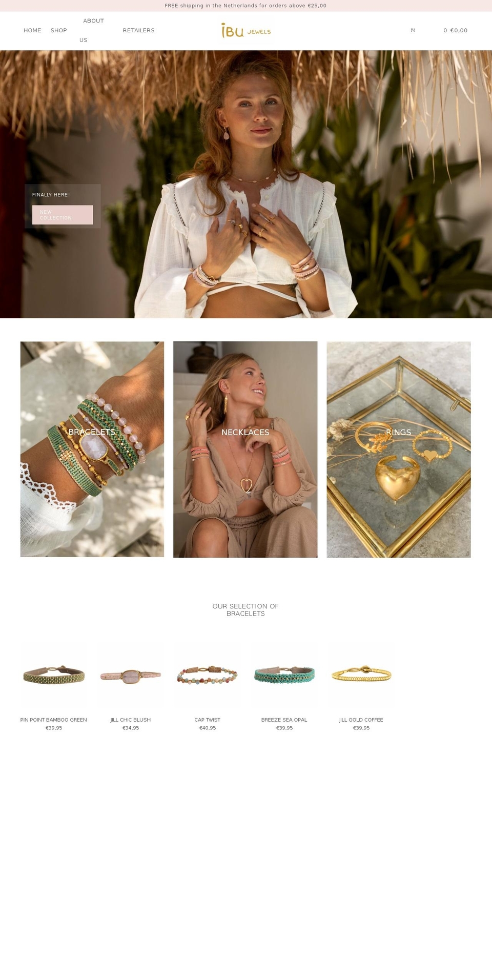 ibujewels.com shopify website screenshot