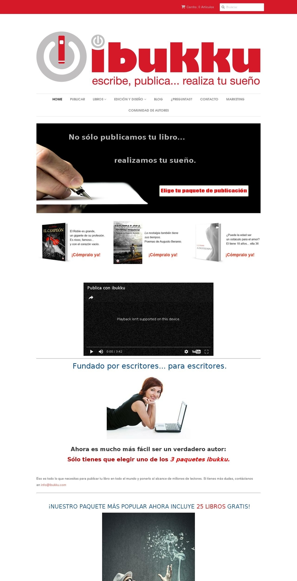 ibukku.com shopify website screenshot