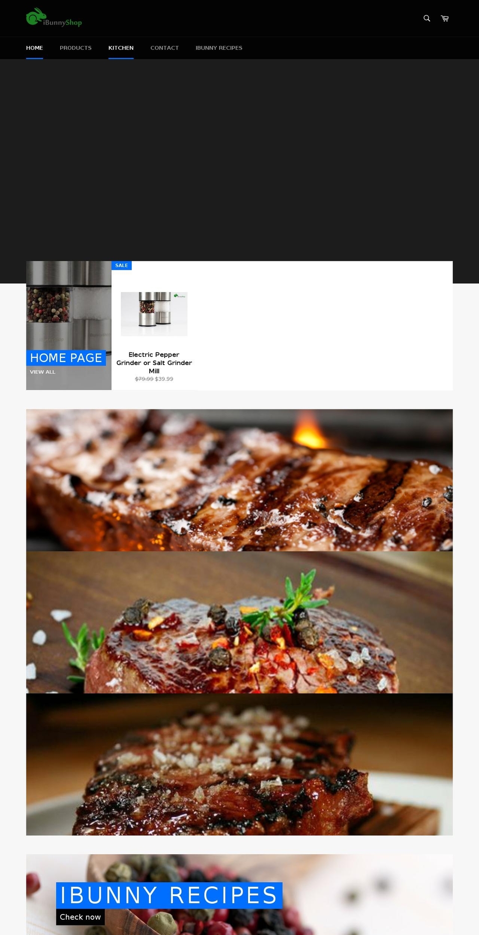 ibunnyshop.com — Shopify storefront screenshot