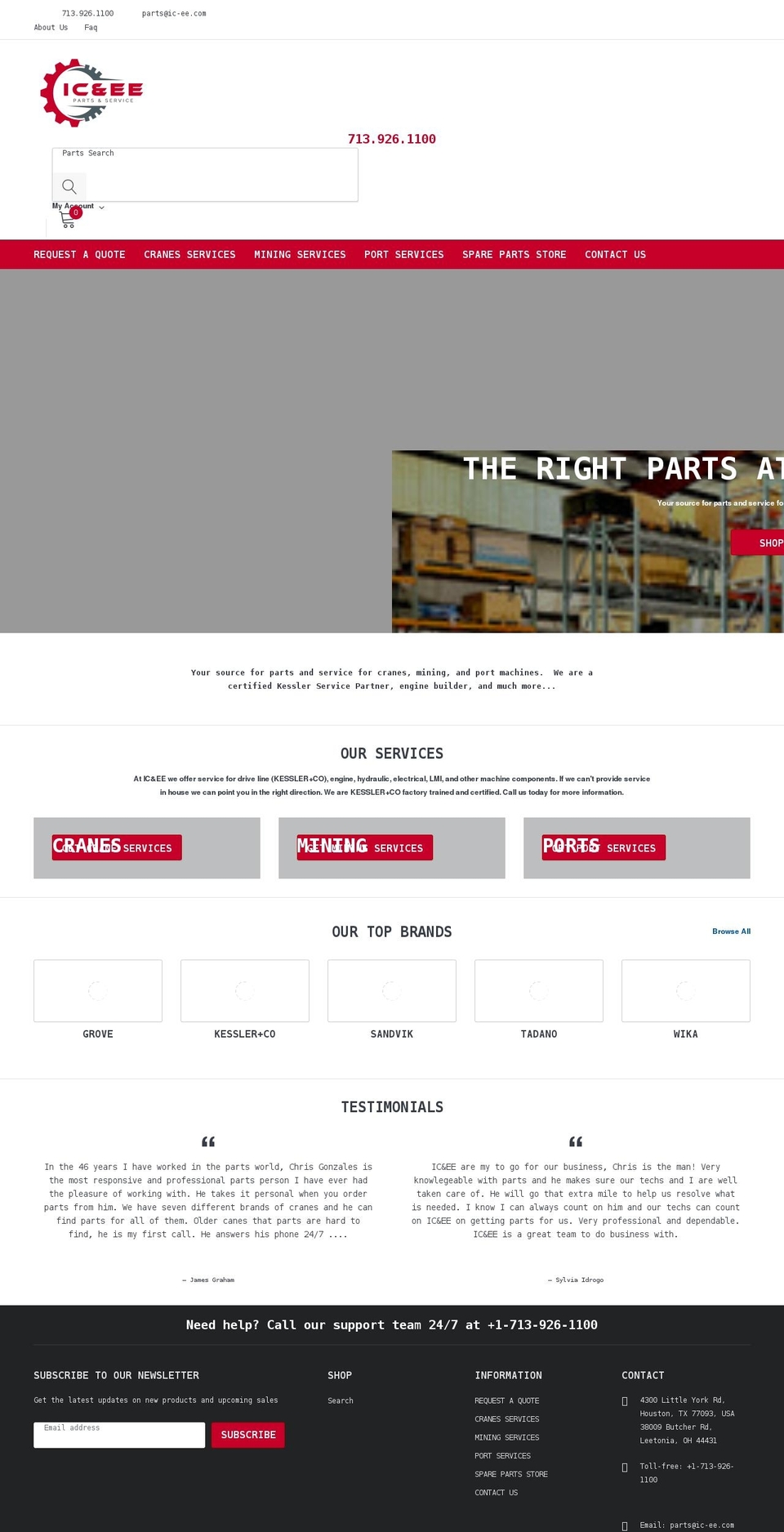 ic-ee.com shopify website screenshot