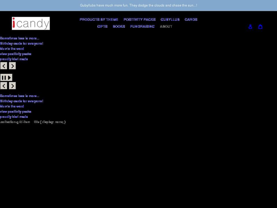 icandy.co.nz shopify website screenshot
