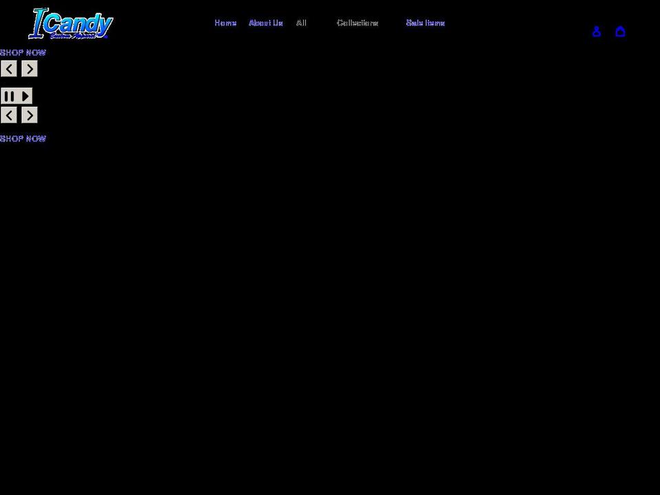 icandycustomapparel.com shopify website screenshot