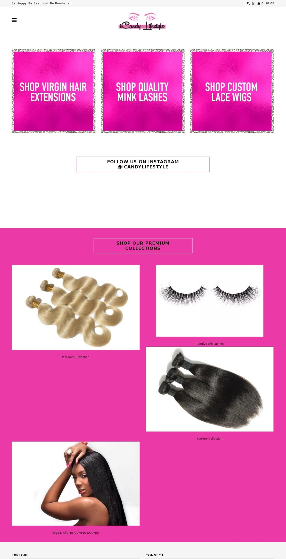 icandylifestyle.com — Shopify storefront screenshot