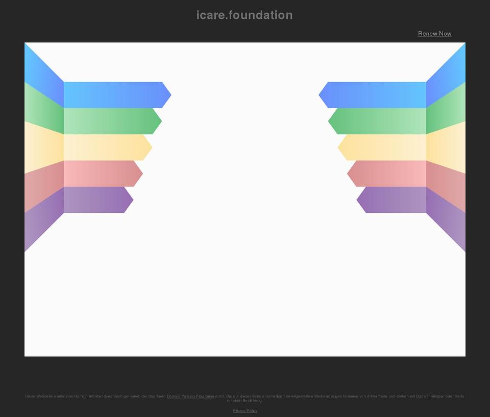 icare.foundation shopify website screenshot