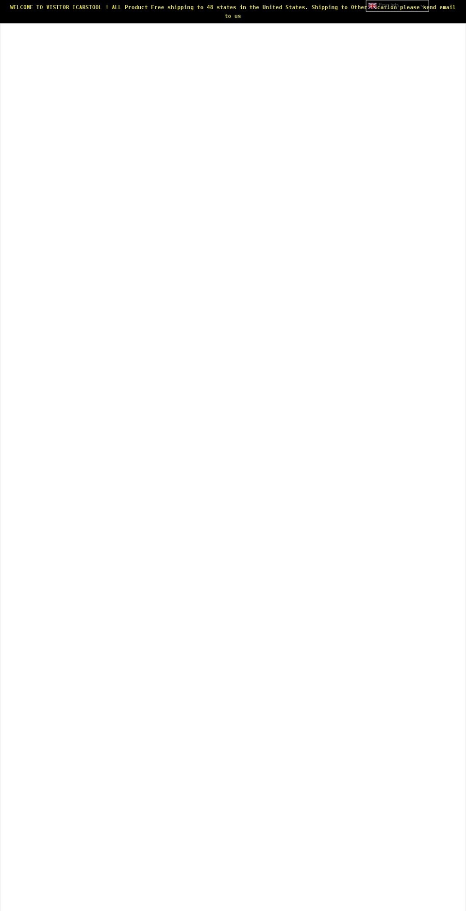 icarstool.com shopify website screenshot