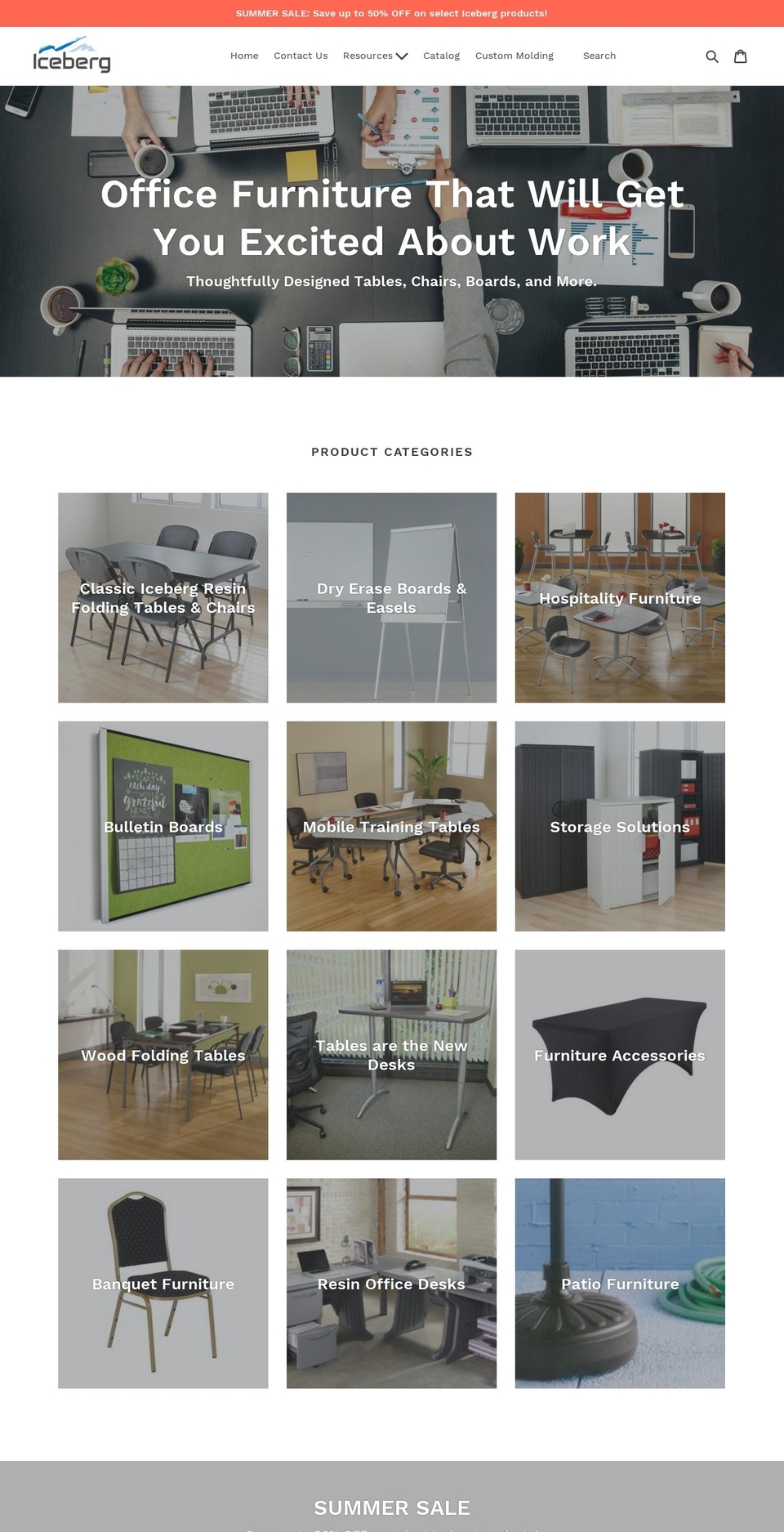 icebergenterprises.com shopify website screenshot
