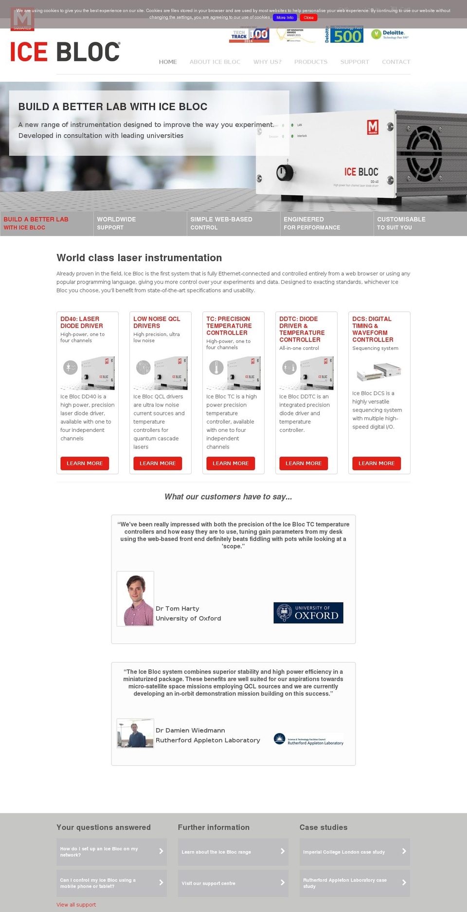 icebloc.com shopify website screenshot