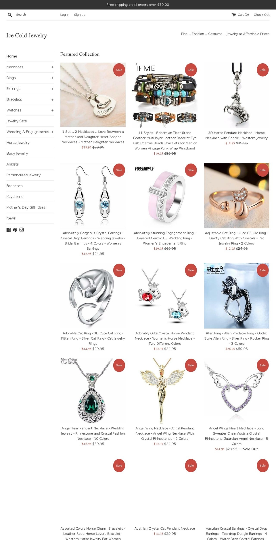 Copy of Simple Shopify theme site example icecoldjewelry.com