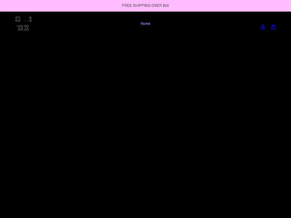 icedfox.com shopify website screenshot