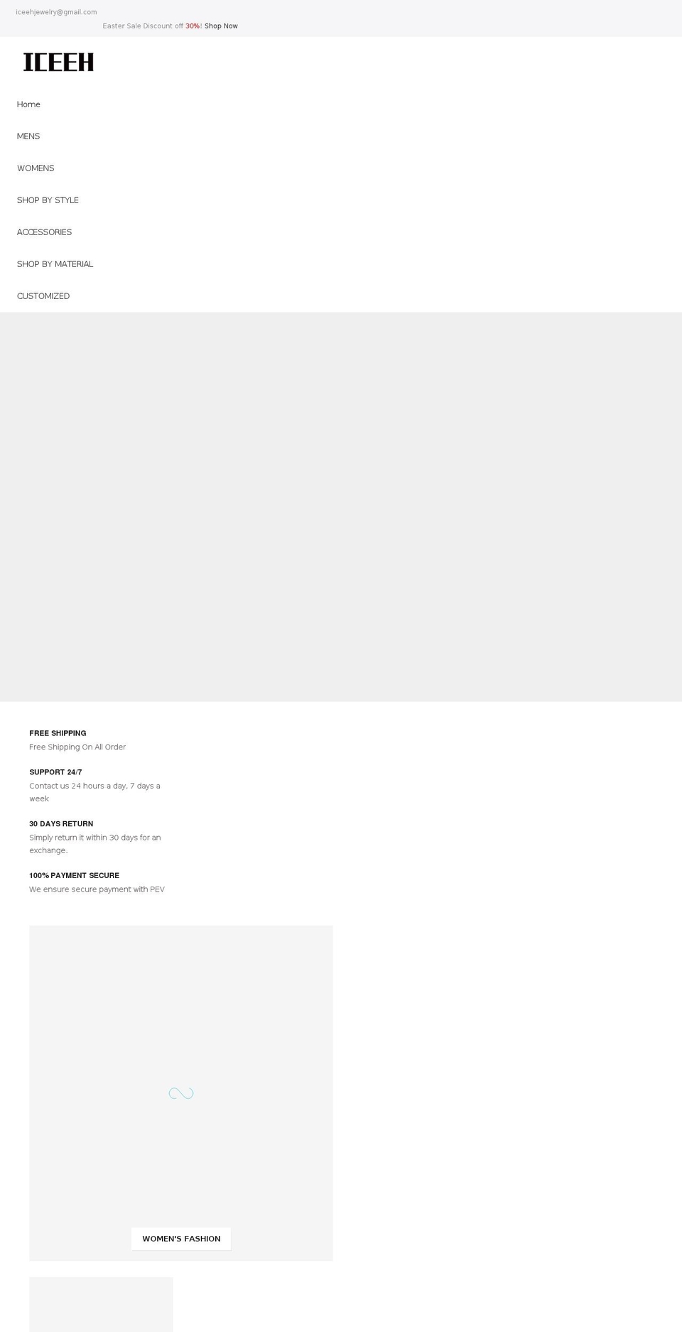 iceeh.com shopify website screenshot
