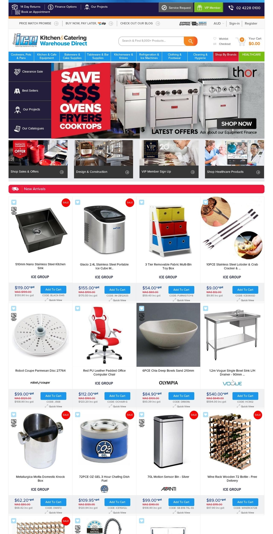 icegroup.net.au shopify website screenshot