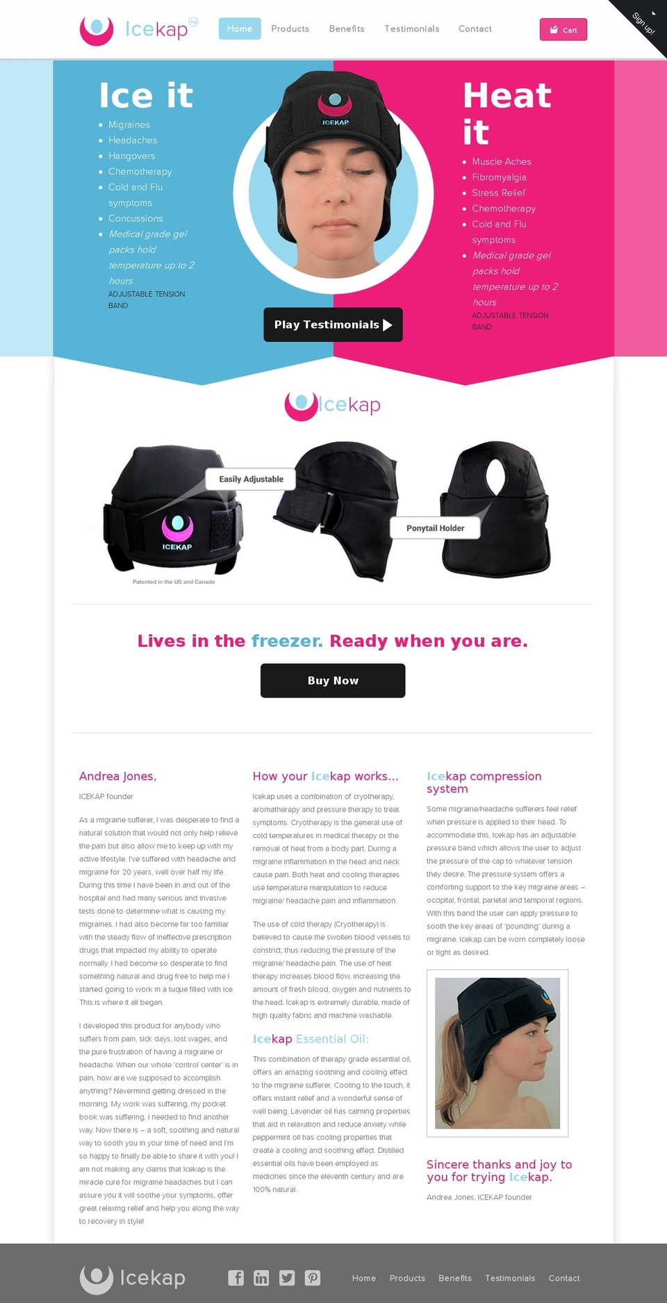 icehat.com shopify website screenshot