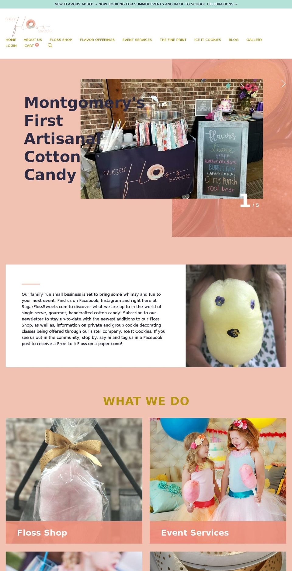 iceitcookies.com — Shopify storefront screenshot