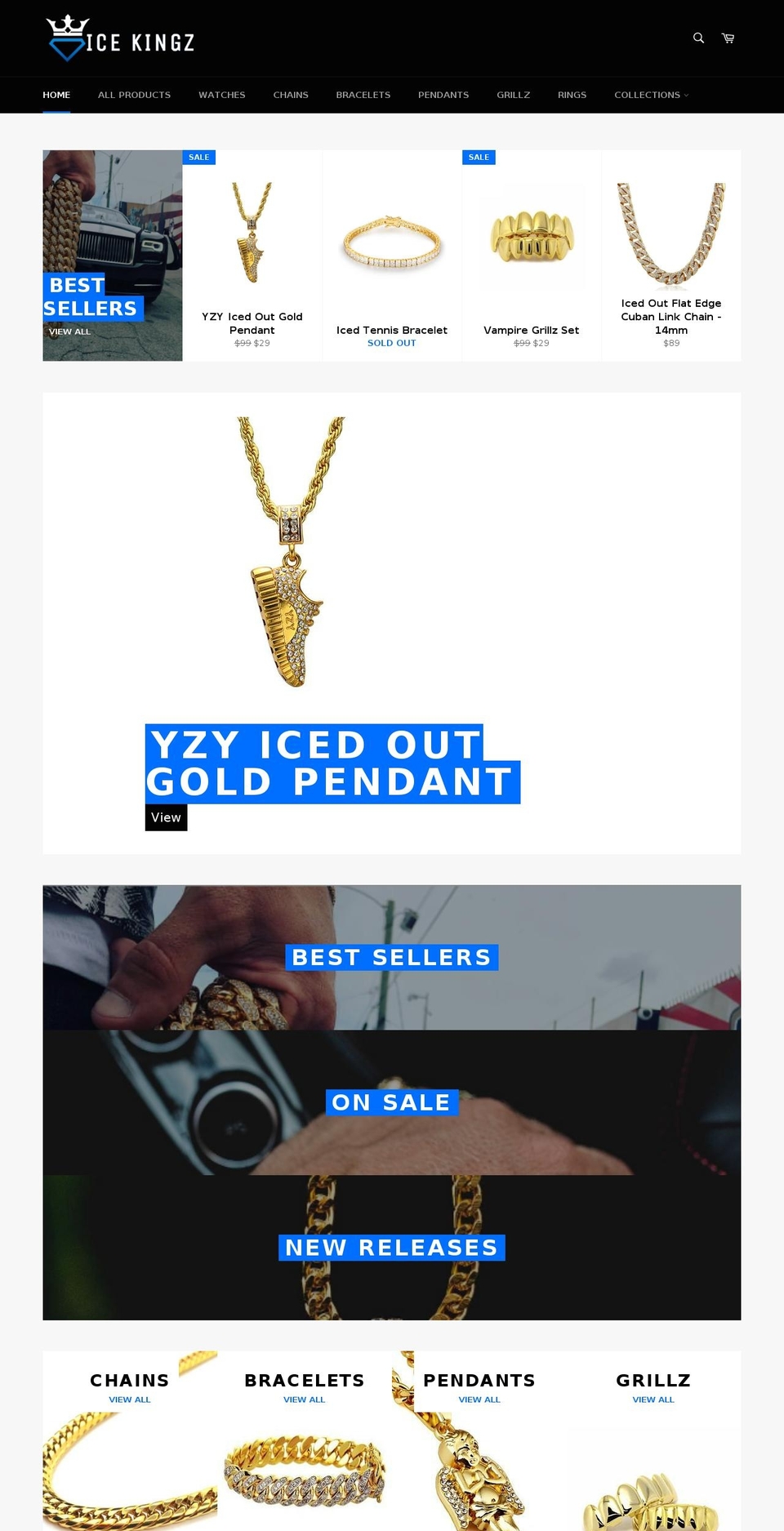 Copy of Copy of venture Shopify theme site example icekingz.com