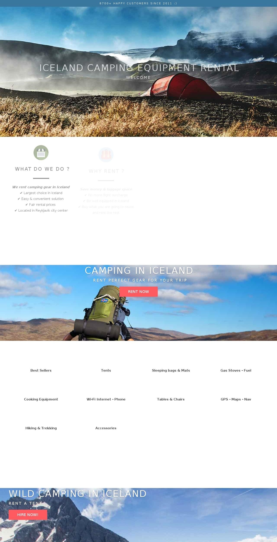 iceland-camping-equipment.com shopify website screenshot