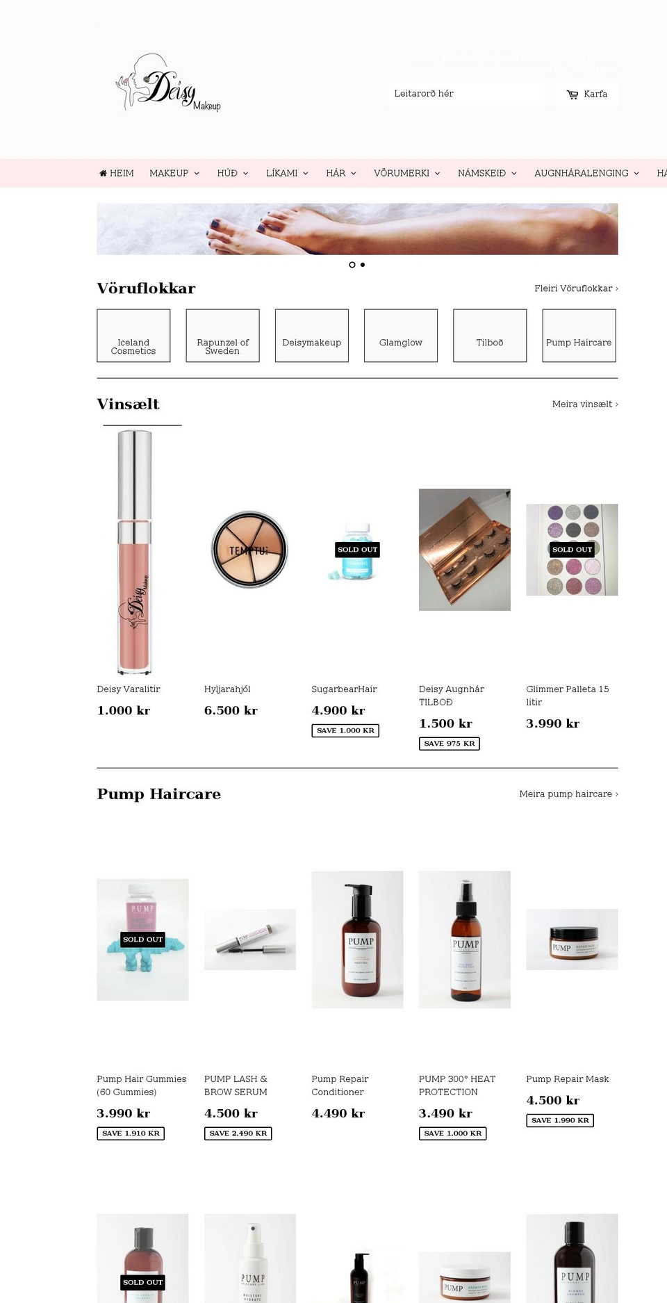 icelandcosmetic.com — Shopify storefront screenshot