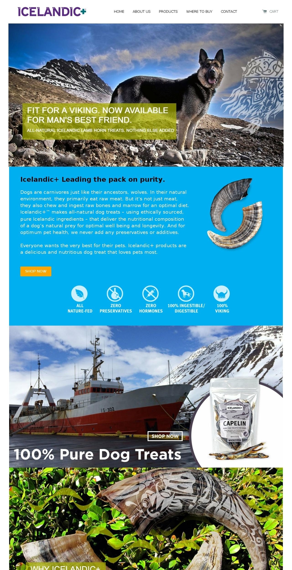 icelandicplus.com shopify website screenshot