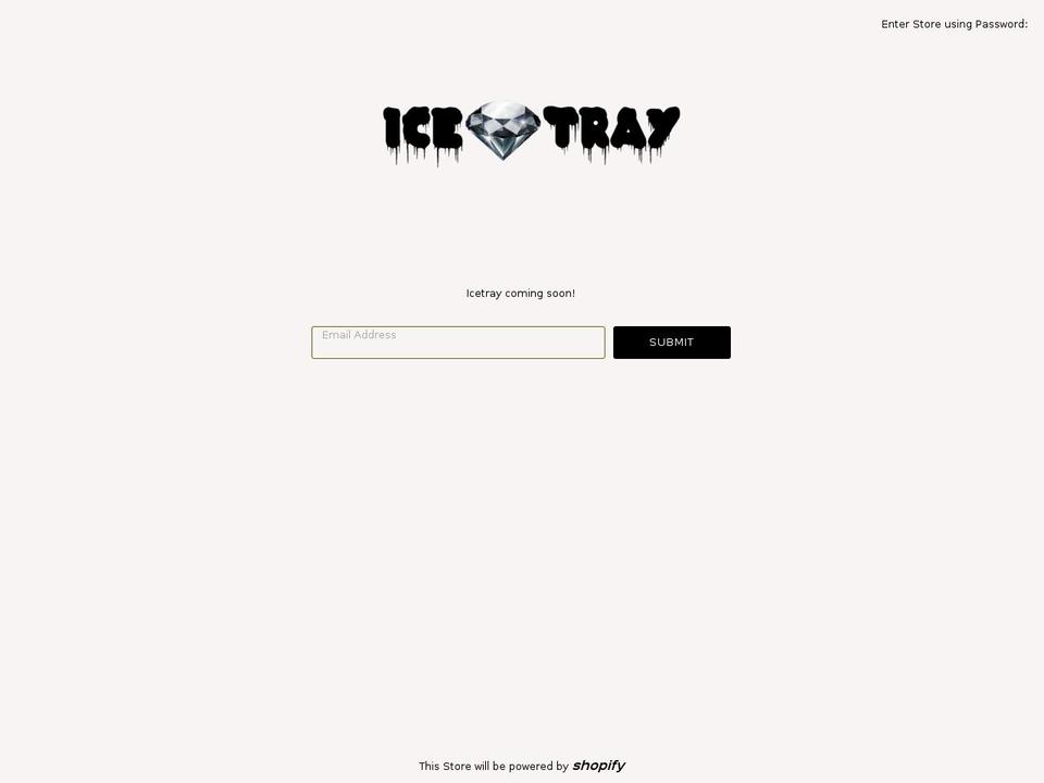 icetray.us shopify website screenshot