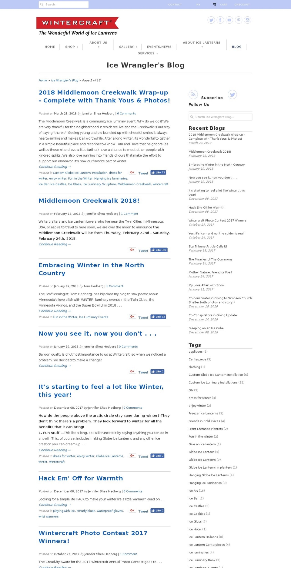 icewrangler.com — Shopify storefront screenshot