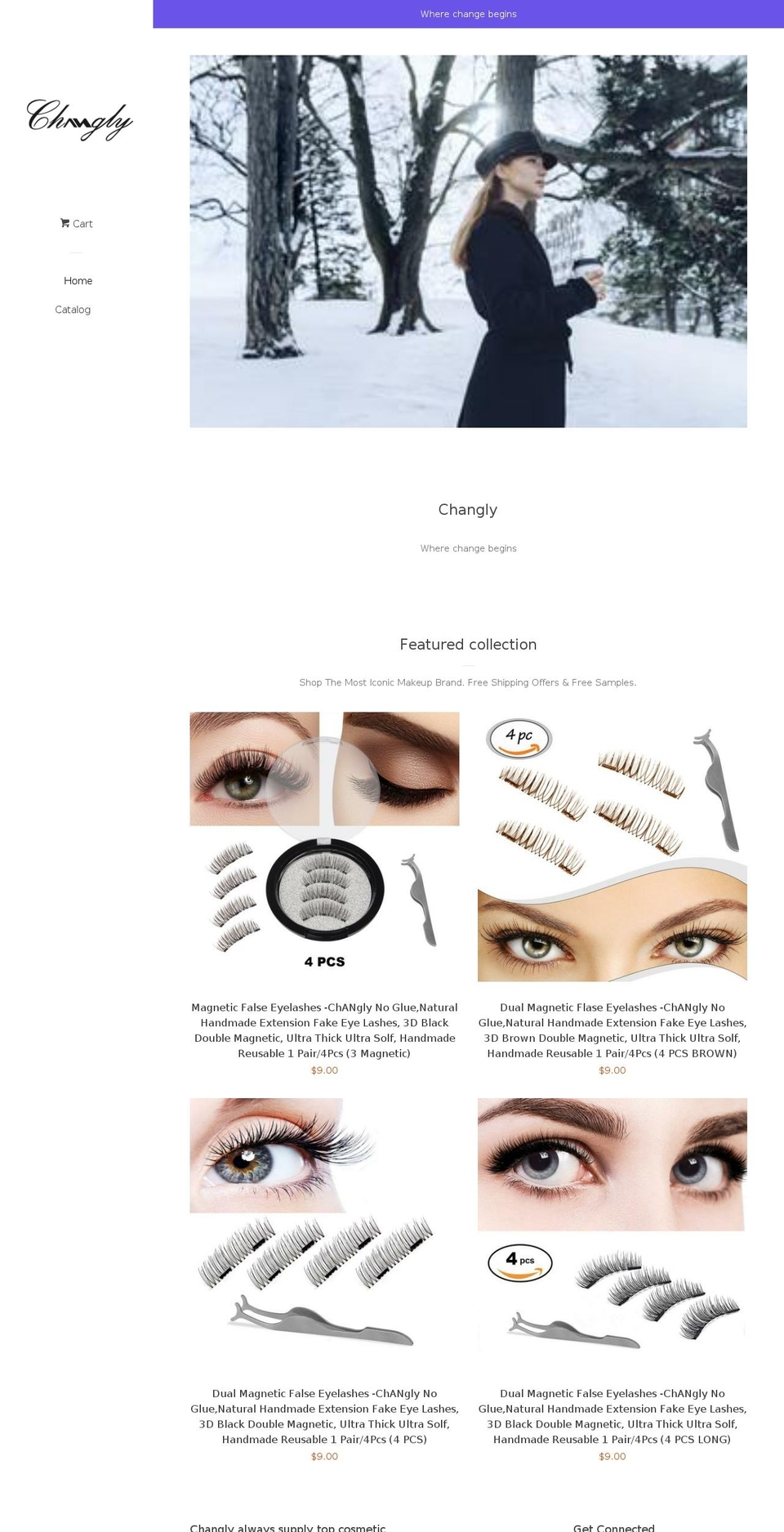 ichangly.com — Shopify storefront screenshot