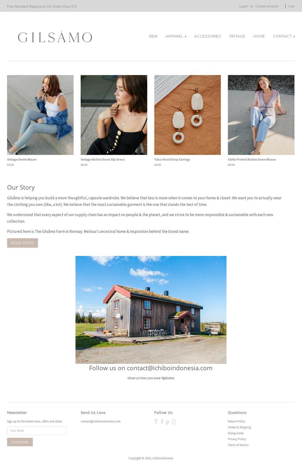 ichiboindonesia.com shopify website screenshot