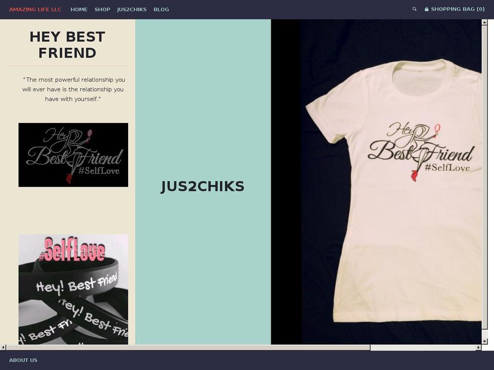 ichooseamazing.com shopify website screenshot
