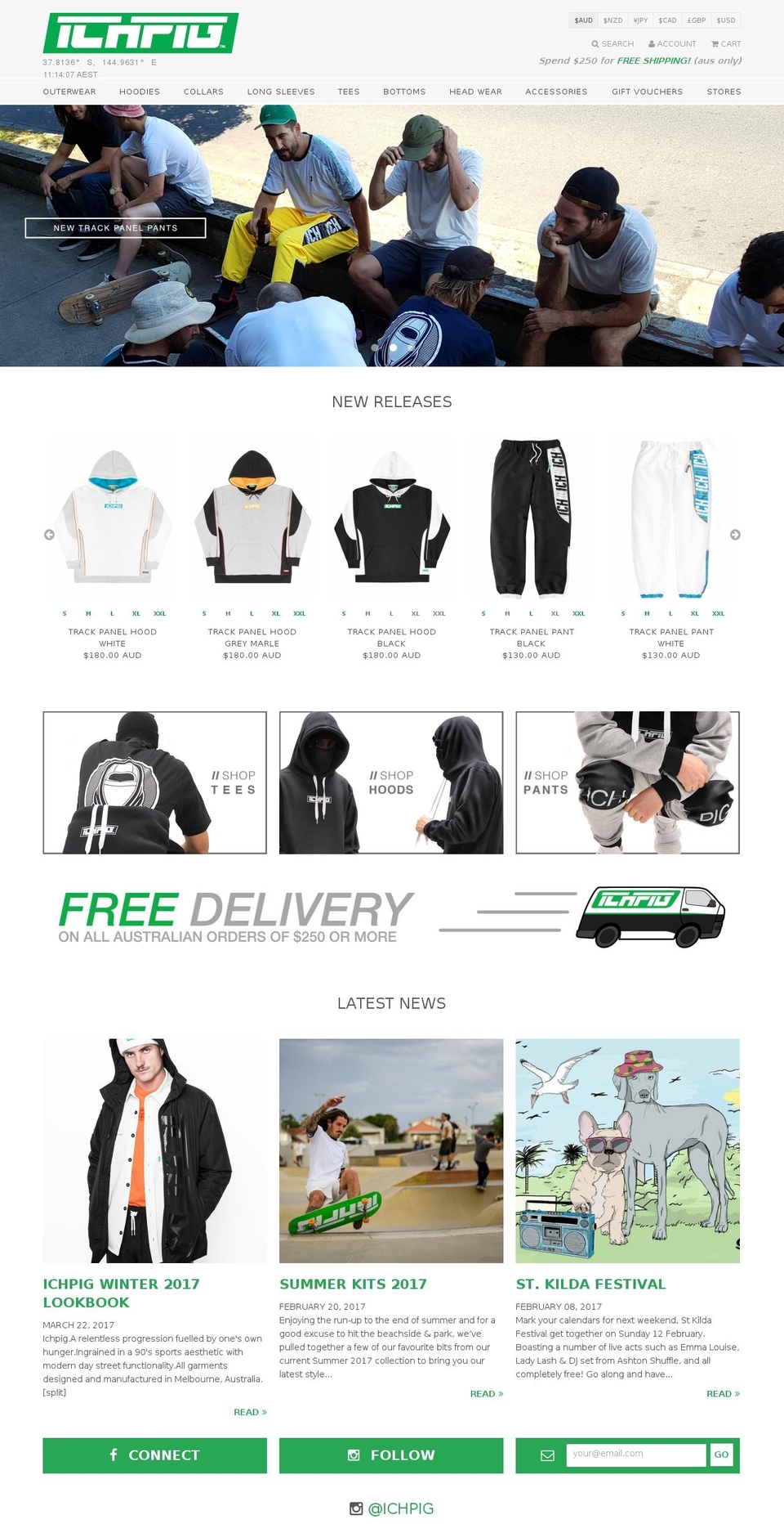 ichpig.com shopify website screenshot